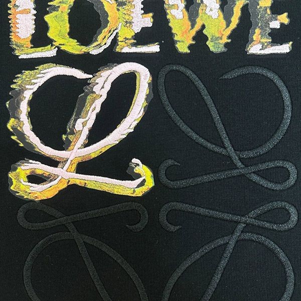 絶対欲しい！ロエベ コットン アナグラム 半袖 Tシャツ loc41817